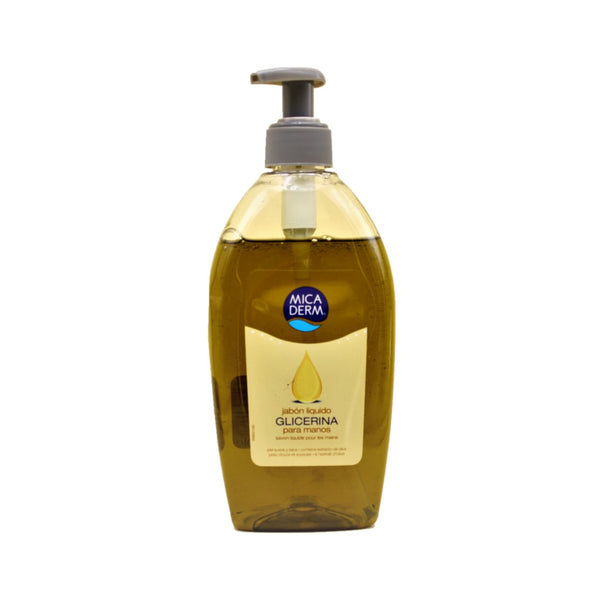 Jabón de manos MICA DERM 500ml en un práctico dispensador