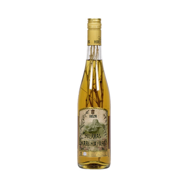 Mari Mayans Ibiza Hierbas Ibicencas Licor de hierbas con ramita de hierbas 70cl