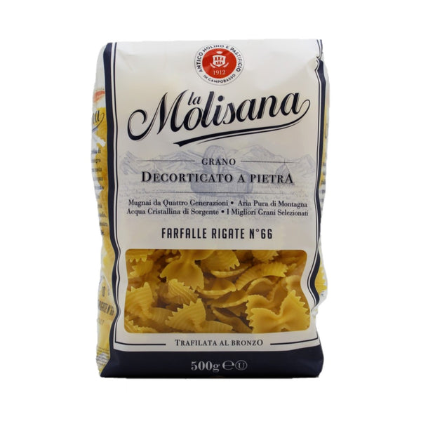 La Molisana Farfalle Rigate N°66 Hartweizengrießnudeln 0,5kg