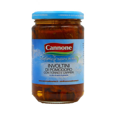 Cannone Involtini di Pomodoro con Tonno e Capperi 170g ***Aktion MHD 11.2023***