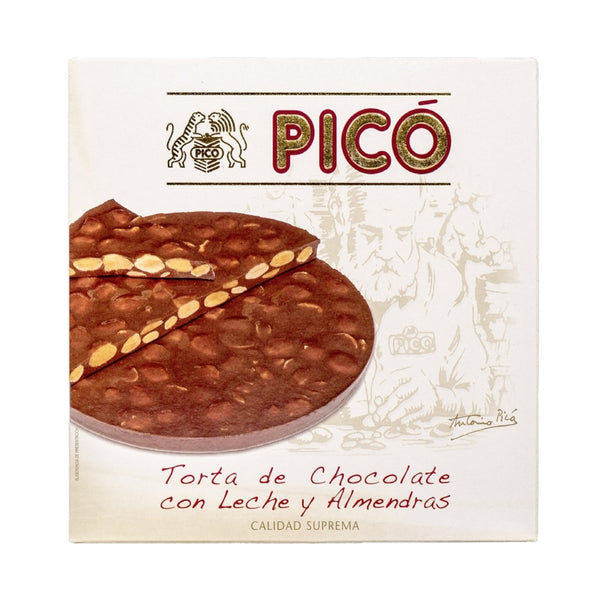 Pico Torta de Chocolate Turron mit Schokolade rund 200g***MHD 02.2024***