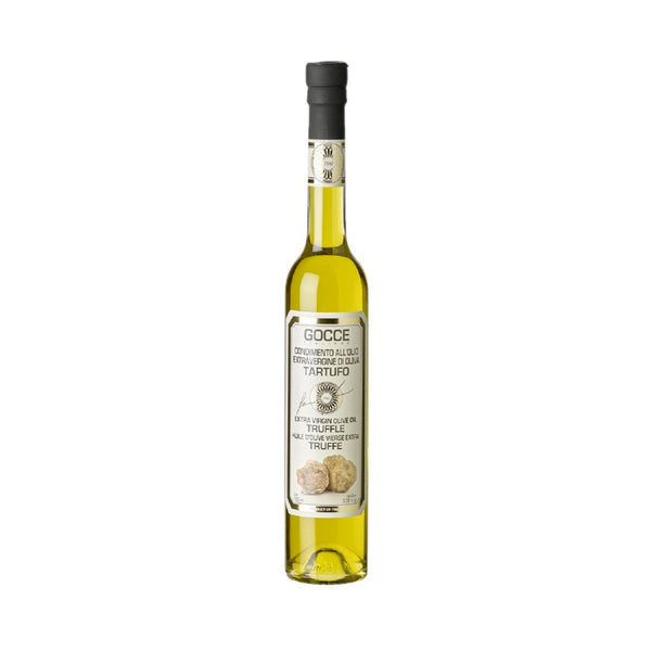 Gocce Extra Virgin Olive Oil Truffle Olivenöl mit Aroma von weißem Trüffel 100ml*** MHD 03.2024***