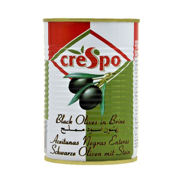 Crespo Schwarze Oliven mit Stein 0,225kg***MHD 04/2024***