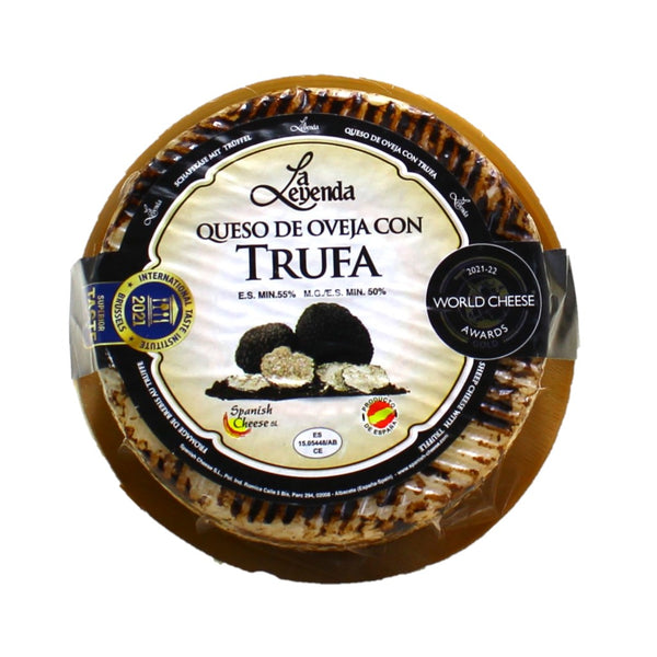 La Leyenda Queso de Oveja con Trufa Schafskäse mit Trüffel 390g***MHD 05/2024***