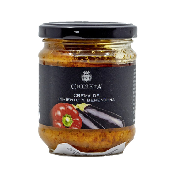 La Chinata Crema de Pimiento y Berenjena Pastete Paprika und Auberginen mit Olivenöl 180g***MHD 07.2024***