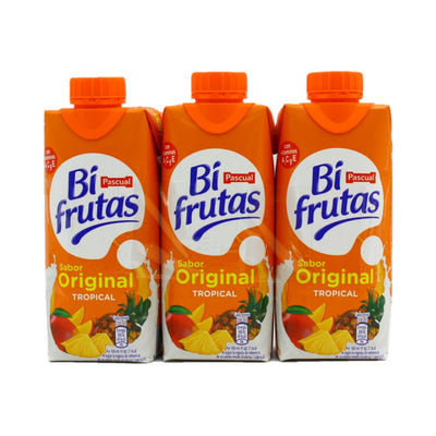 Pascual Bi Frutas Tropical Milch mit Saft 3 x 330ml, 990ml