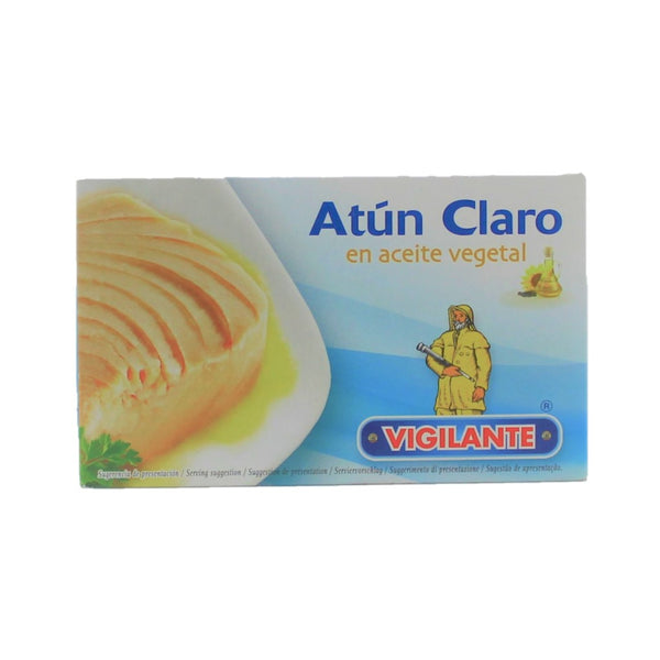 Vigilante Atun claro en Aceite vegetal heller Thunfisch in Pflanzenöl 73g***MHD 01.2025***