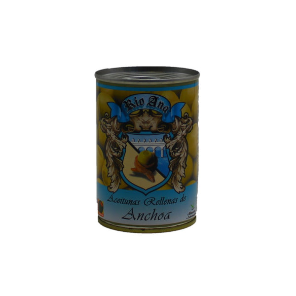 Rio Ana Aceitunas Rellenas de Anchoa Aceitunas verdes con pasta de anchoa 120g