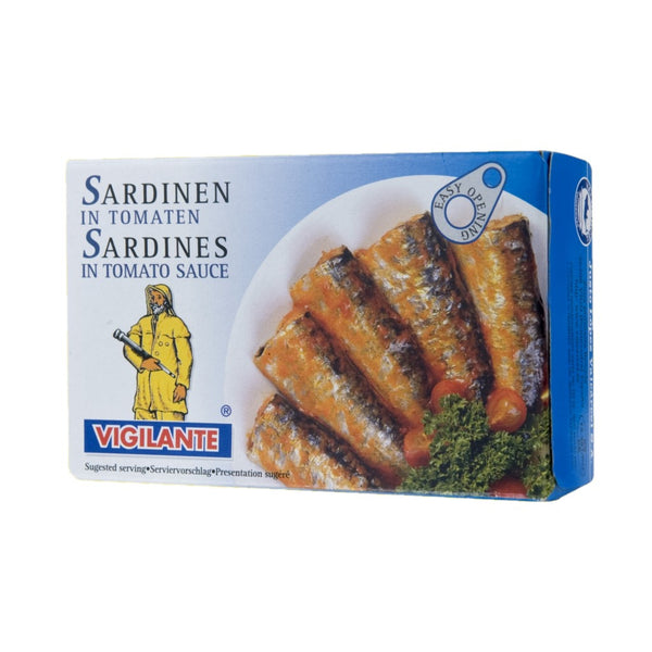 Vigilante Sardinas en tomate Sardinen in Tomatensauce 88g***MHD 01.2025***