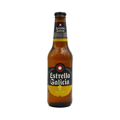 Estrella Galicia Cerveza sin Gluten Glutenfreies Bier 33cl  *** MHD 30.09.2025***