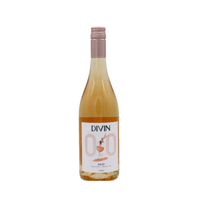 Divin Rose - 0,0%  alkoholfreies Getränk aus entalkoholisiertem Rosewein 0,75l