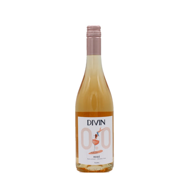 Divin Rose - 0,0%  alkoholfreies Getränk aus entalkoholisiertem Rosewein 0,75l