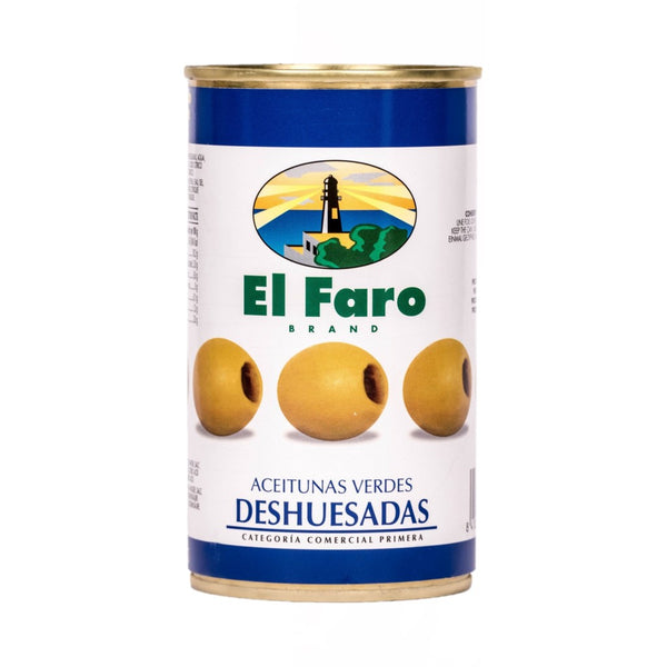 Aceitunas verdes sin hueso El Faro 150g