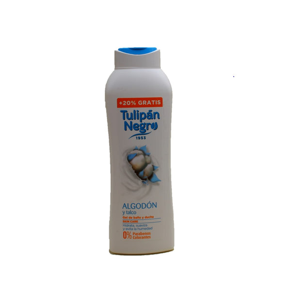 Tulipan Negro Baumwolle und Talkum Duschgel 720ml