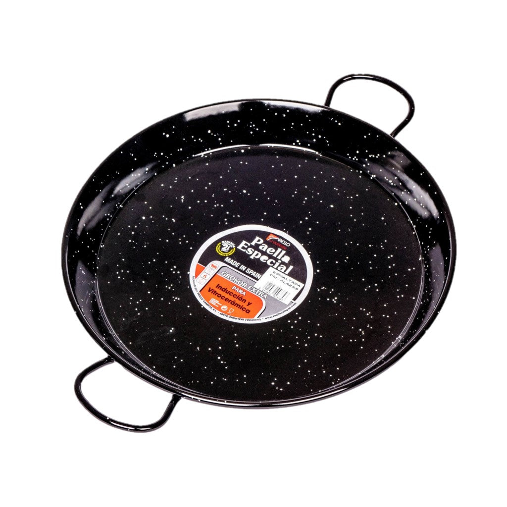 Padella Paella Vaello Campos La Valenciana 34cm - Acciaio Lucidato, Per 6 Persone - Foto 12