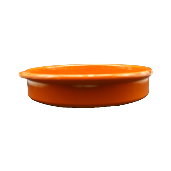 Cazuela de terracota, bol de barro/cazuela/fuente de tapas/vajilla española de cerámica de 25 cm de diámetro