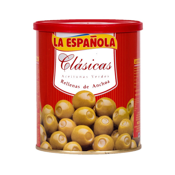 La Española Grüne Oliven mit Sardellen 345g