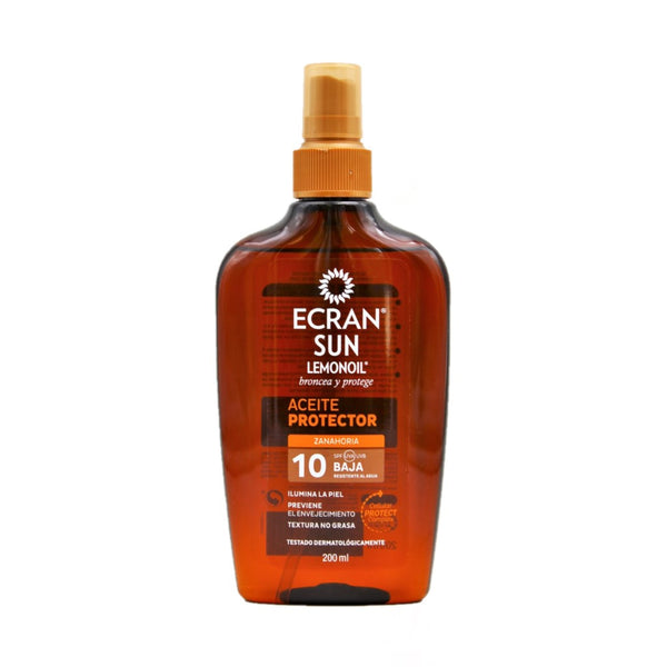 Ecran Sun Lemonoil Aceite Protector SPF10 Aceite Protector Solar 200ml