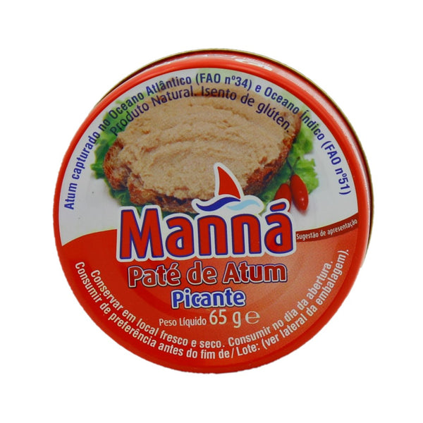 Manná Paté de Atum Picante Thunfischpaste pikant 65g – Spaniens ...