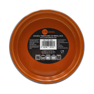 CTB ceramics Cazuela Tonschale blau 13cm Durchmesser