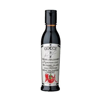 Gocce Crema di Balsamico al Peperoncino dunkle Balsamicocreme mit Chiliaroma 220ml