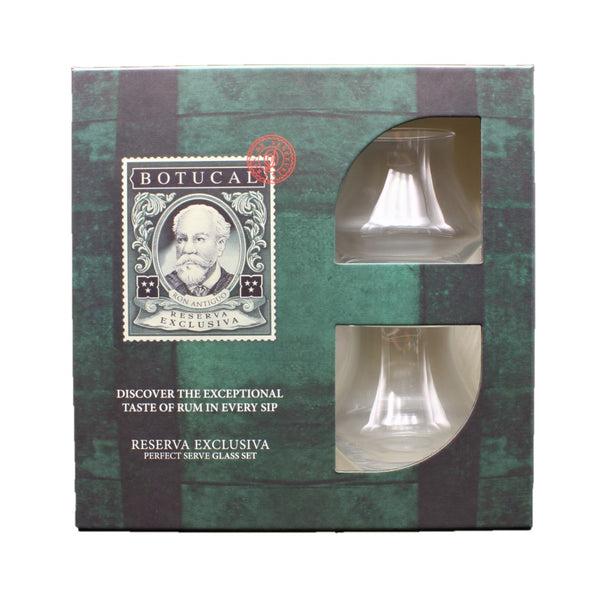 Ron Botucal Reserva Exclusiva 70cl Geschenkset + 2 Gläser (Tumbler)