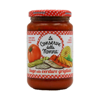 Le Conserve della Nonna Sugo alle verdure grigliate Tomatensauce mit gegrilltem Gemüse 350g