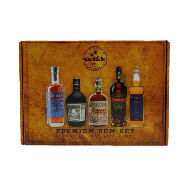 Rum Tasting Set Premium – x 40 ml (gelb), Delikatessen 5 200ml Spaniens
